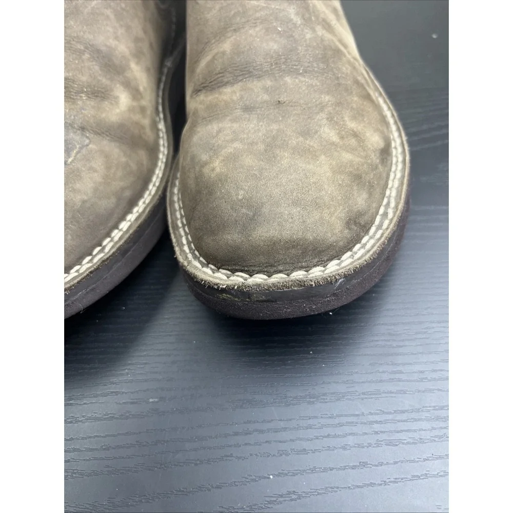 UGG Men's Size 9 Brown Suede Chelsea Boots Casual Slip On Shoe